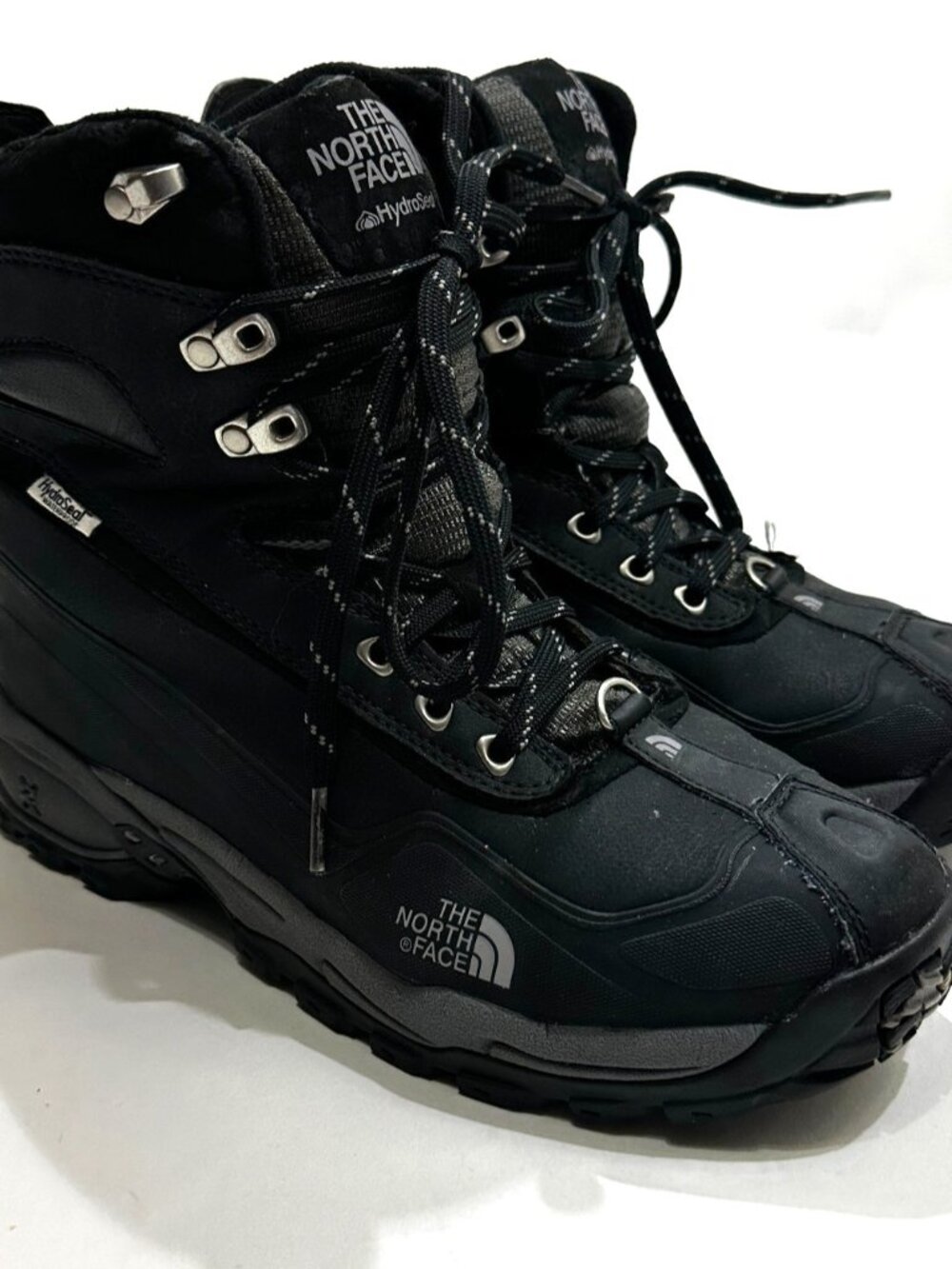 The North Face HydroSeal PrimaLoft Winter Snow Boots Men's Size 8 Blk Waterproof